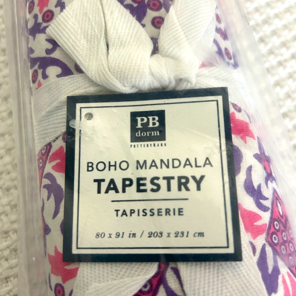 NWT Pottery Barn Teen Dorm Tapestry
